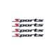 Sports Bagaj ve Çamurluk Logosu 4Lü