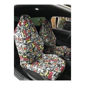 Tazmanya Canavarı Baskılı Kamuflajlı Servis Kılıfı