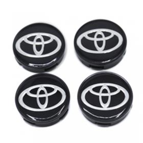 Toyota Geçmeli Siyah 55/58 mm Jant Göbeği