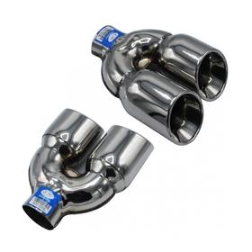 Üniversal Krom Egzoz Ucu Çiftli Sol Çıkış 90×110 800-029L