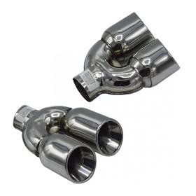 Universal Krom Egzoz Ucu Çiftli S Model Sağ Çıkış 90×110 800-030R