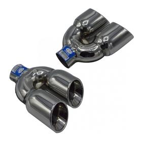 Universal Krom Egzoz Ucu Çiftli S Model Sol Çıkış 90×110 800-030L