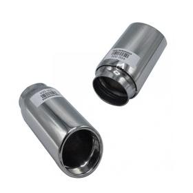 Üniversal Krom Egzoz Ucu Açılı Çıkış 76x140 500-004