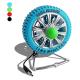 USB Tekerlek Görünümlü Renkli Mini Fan