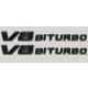V8 Biturbo Siyah Bagaj Logosu