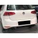 Volkswagen Golf Mk7 R Difüzör Sağ+Sol-Çiftli Çıkış P Black