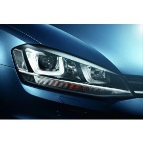 Volkswagen Golf 7 İçin U Led Far (Silver) Hareketli Sinyal 7 Full Led Çift U