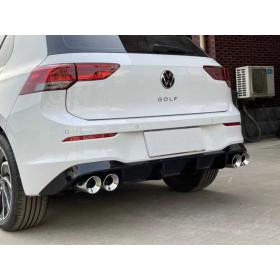 Volkswagen Golf 8 R Sağ Sol Çift Çıkış Difüzör Piano Black