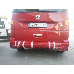 Volkswagen Transporter T7 Difüzörlü Arka Tampon Eki Boyalı