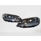 Volkswagen Golf 7 MK7 2012-2018 U Led Far Silver Hareketsiz