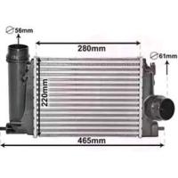 Megane 4-IV Talisman Kadjar Turbo Radyatörü (Intercooler) 144614EA1A-144614EA1B -Renault Mais