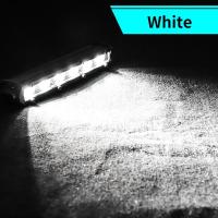 18W 17cm Düz Tek Sıra Üniversal Delici Sis Lambası Led Bar