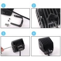 18W CRE Power Led Kare Sis Lambası 6 Ledli