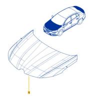 Megane 4-IV Ön Motor Kaputu 2020-> 651002945R -Renault Mais