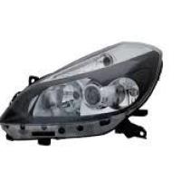 Clio 3-III Sol Ön Far Lambası (Mercekli) Siyah (2004-2008) 260608764R-7701061075 -Depo