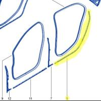 Megane 4-IV Sol Arka Kapı Toz Fitili (2020-2024) 828314012R - Renault Mais
