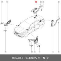 Megane 4-IV Sağ Bagaj Menteşesi (2016-2023) 904008277R -Renault Mais