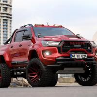 Fiat FullBack 2015+ Sonrası Siyah Shark Ön Koruma AQM PST24