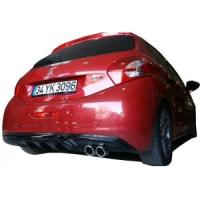 Peugeot 208 2012 - 2015 Uyumlu Yedek Parça Difüzör Plastik Boyasız