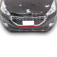 Peugeot 208 2012 - 2015 Uyumlu Yedek Parça Ön Lip Plastik Boyasız