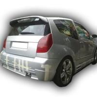 Citroen C2 Uyumlu Yedek Parça Arka Tampon Giydirme Boyasız