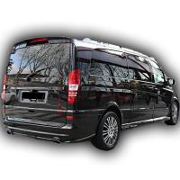 Mercedes Viano 2010 - 2014 Uyumlu Yedek Parça Arka Tampon Eki Boyasız