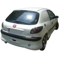 Peugeot 206 Uyumlu Yedek Parça Makyajsız Kasa Arka Tampon Eki Boyasız
