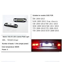 Volvo S40 2004-2014 Uyumlu Yedek Parça Oem Plaka Ledi