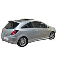 Opel Corsa D 2 Tek Kapı Uyumlu Yedek Parça Spoiler Boyalı Fiber