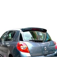 Renault Clio 3 HB Uyumlu Yedek Parça Ayaklı Işıksız Spoiler Boyalı