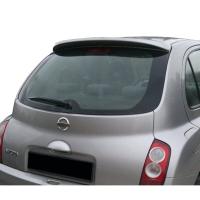 Nissan Micra 2003 - 2011 Uyumlu Yedek Parça Anatomik Spoiler Boyalı