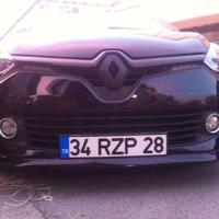 Renault Clio 4 Uyumlu Yedek Parça Ön Tampon Karlığı Boyalı