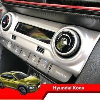 Hyundai Kona Klima Düğme Kaplama Sİlver