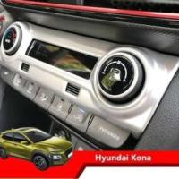 Hyundai Kona Klima Düğme Kaplama Sİlver