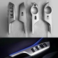 Toyota C-HR 2016-2019 Uyumlu Yedek Parça Kapı Kolçak Kaplama Silver (elektrikli Ayna Düğmeli Model)