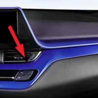 Toyota C-HR 2016-2019 Uyumlu Yedek Parça Konsol Alt Kaplama 2 Parça Mavi