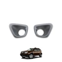 Dacia Duster Uyumlu Yedek Parça Sis Farı Çerçevesi Mat Gri 2010-2017