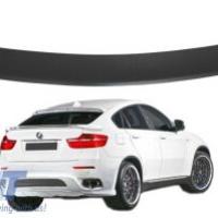 Bmw E71 X6 2008-2014 Uyumlu Yedek Parça Cam Üzeri Spoiler (Plastik)
