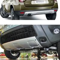 Dacia Duster 2008+ Uyumlu Yedek Parça Ön-Arka Difüzör (Plastik)