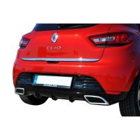 Renault Clio 4 Uyumlu Yedek Parça Egzoz Görünümlü Difüzör (Plastik)