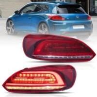 Volkswagen Scirocco Uyumlu Yedek Parça R Izgaralı Soldan Çift Çıkışlı Difüzör (Plastik)