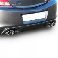Opel İnsignia 2009 - 2013 Uyumlu Yedek Parça Arka Tampon Difüzör Boyasız Fiber