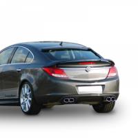 Opel İnsignia 2009 - 2013 Uyumlu Yedek Parça Arka Tampon Difüzör Boyasız Fiber
