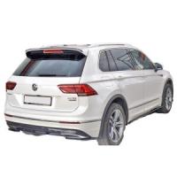 Volkswagen Tiguan Uyumlu Yedek Parça Yeni Kasa R-Line Spoiler Boyasız Fiber