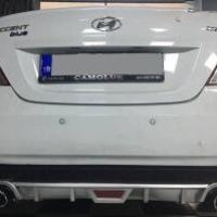 Hyundai Accent Blue Üniversal Arka Tampon Difüzör