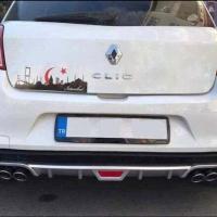 Renault Clio 3 Uyumlu Yedek Parça Üniversal Arka Tampon Difüzör