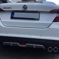 Fiat Egea Uyumlu Yedek Parça Üniversal Arka Tampon Difüzör