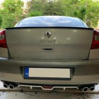 Renault Megane 2 Uyumlu Yedek Parça Üniversal Arka Tampon Difüzör