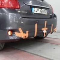Toyota Auris 2010-2015 Uyumlu Yedek Parça Difüzör Fiber Boyalı