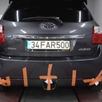 Toyota Auris 2010-2015 Uyumlu Yedek Parça Difüzör Fiber Boyalı